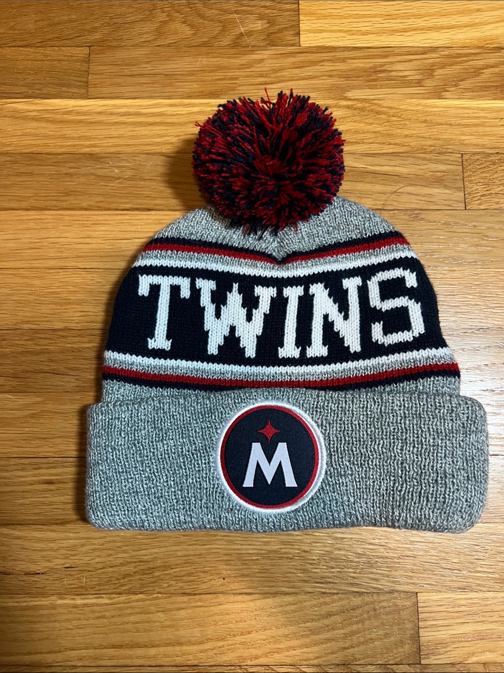 Minnesota Twins Knit Pom Beanie Hat